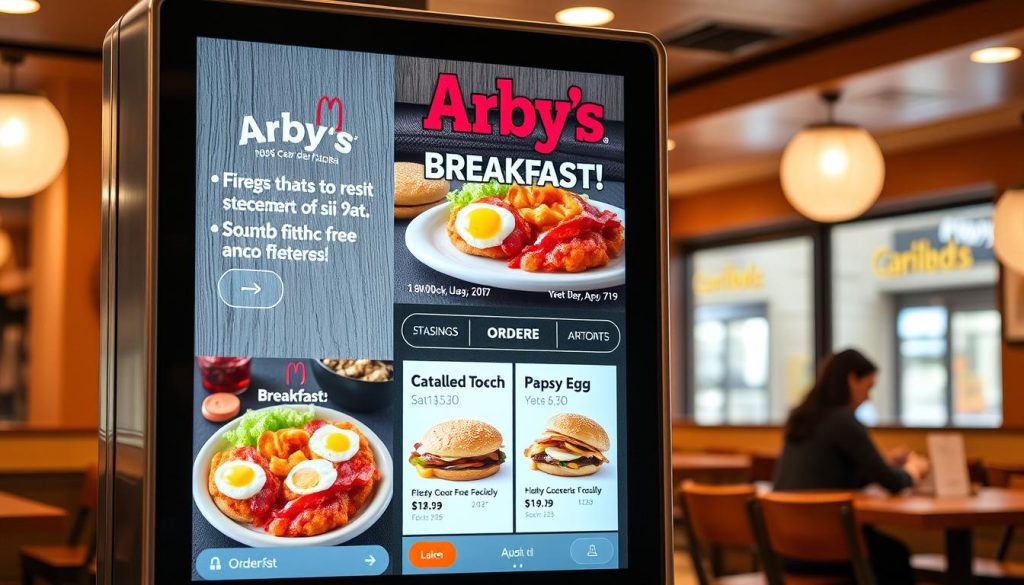 Arby's Digital Breakfast Ordering