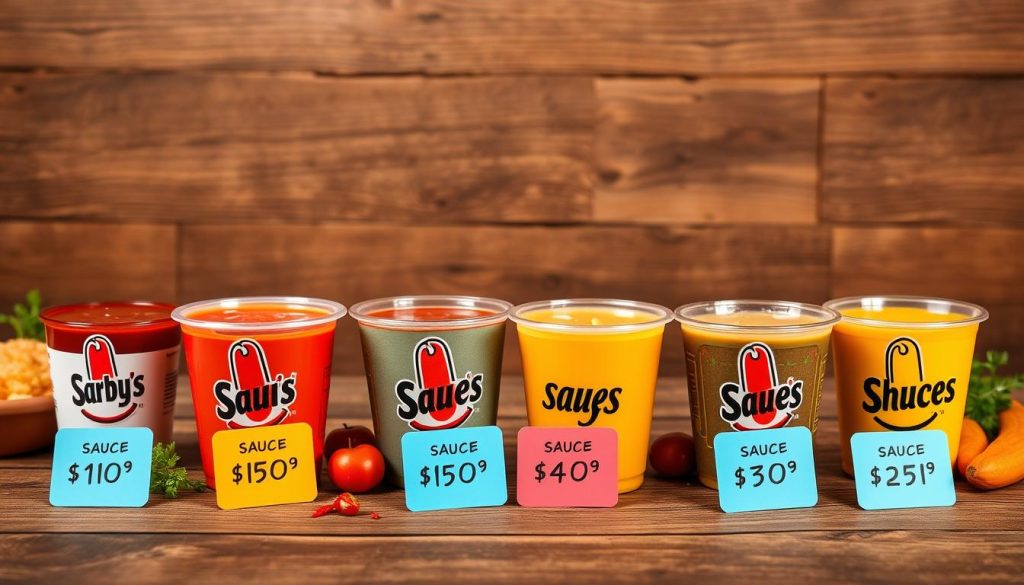 Arby's Sauce Pricing Comparison