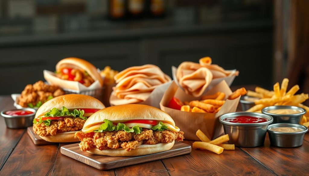 Arby's premium chicken and turkey menu items