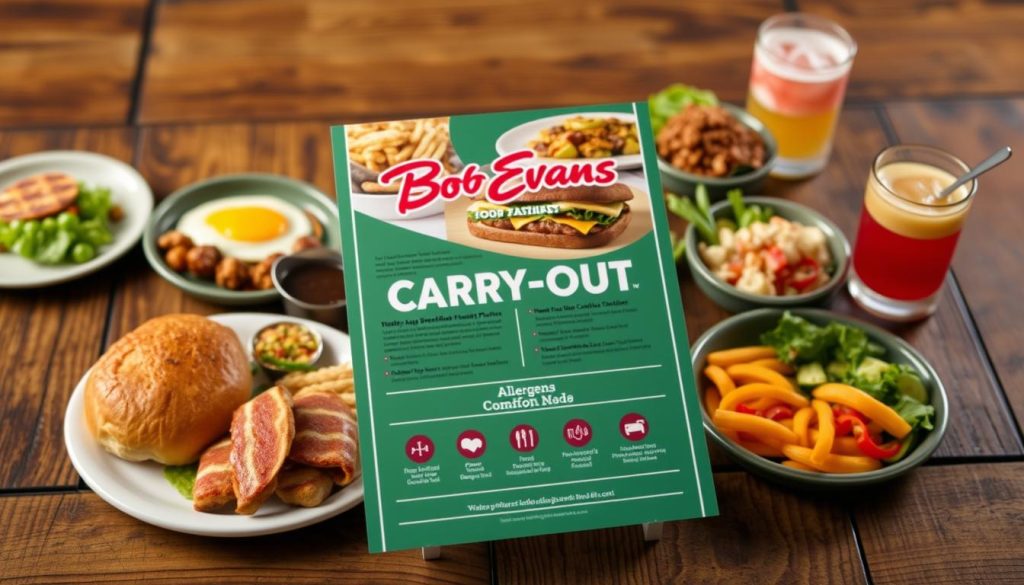 Bob Evans carry out menu