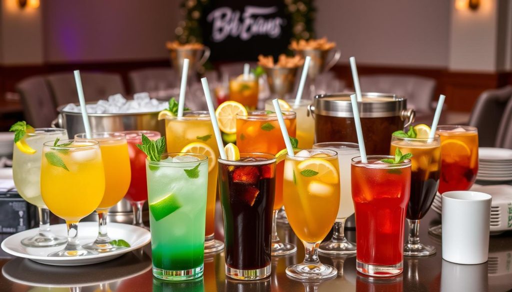 Bob Evans drink selection for catering