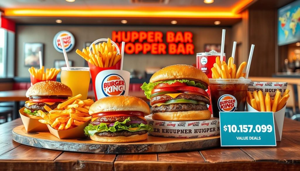 Burger King Whopper Bar Menu