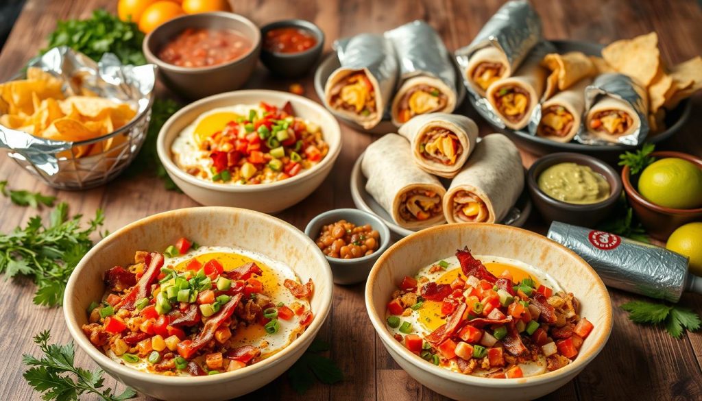 Chipotle Breakfast Catering Spread