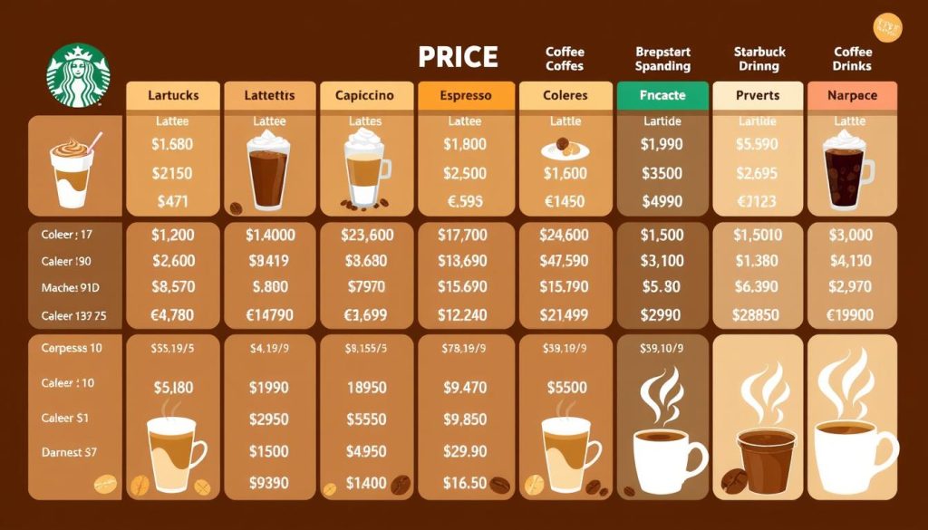 Coffee Price Comparison Chart