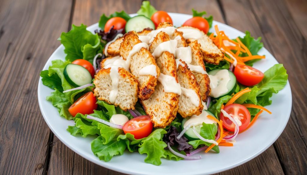 Crispy Chicken Garden Salad