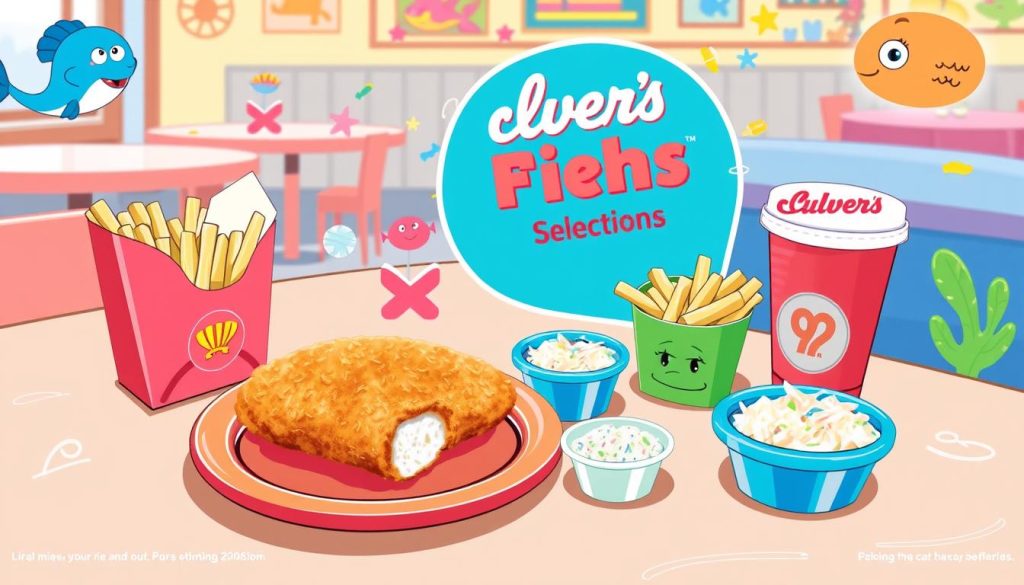 Culver's Kids Fish Menu Selections