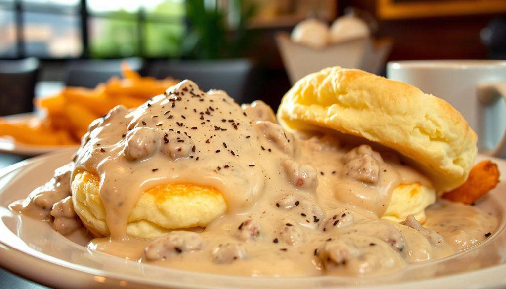 Dairy Queen Breakfast Biscuits and Gravy