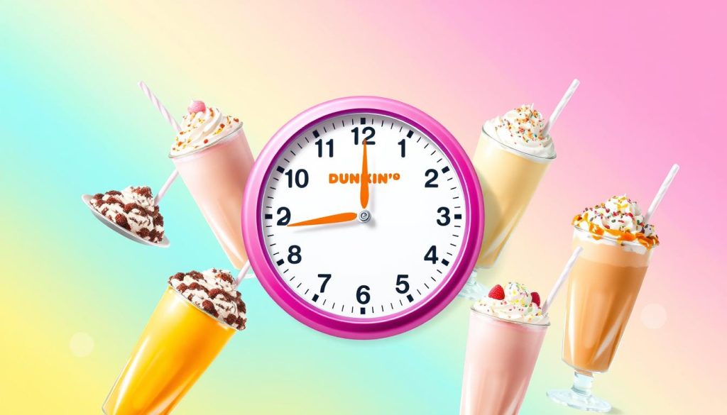 Dunkin Milkshakes Timing Guide