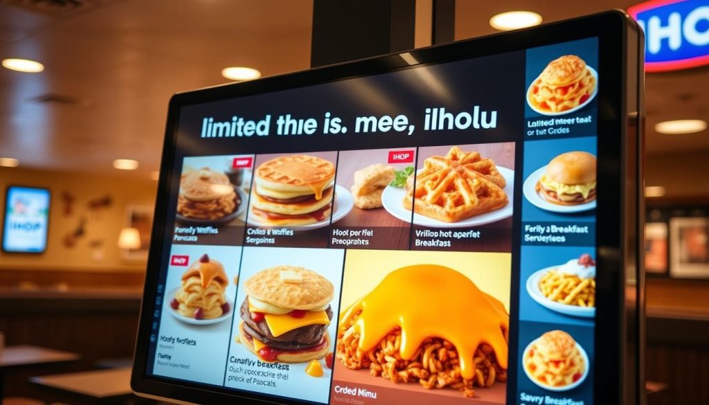 IHOP Digital Ordering Menu Options