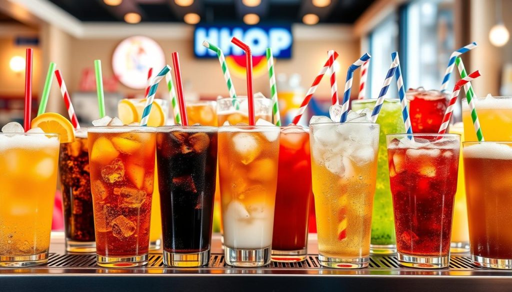 IHOP soda fountain beverages