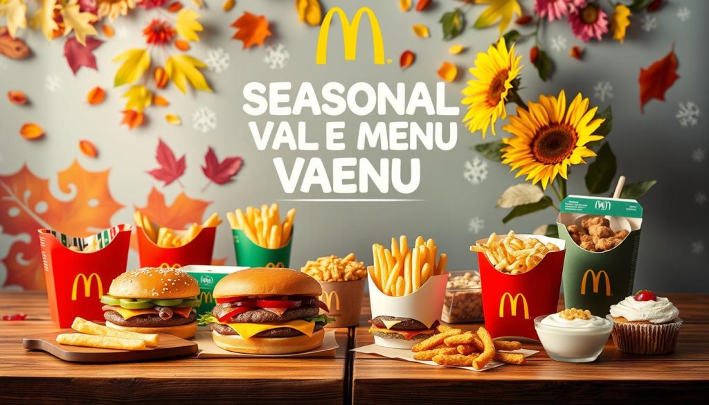 McDonald's seasonal value menu specials