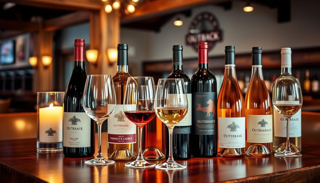 Outback Steakhouse Wine Selection