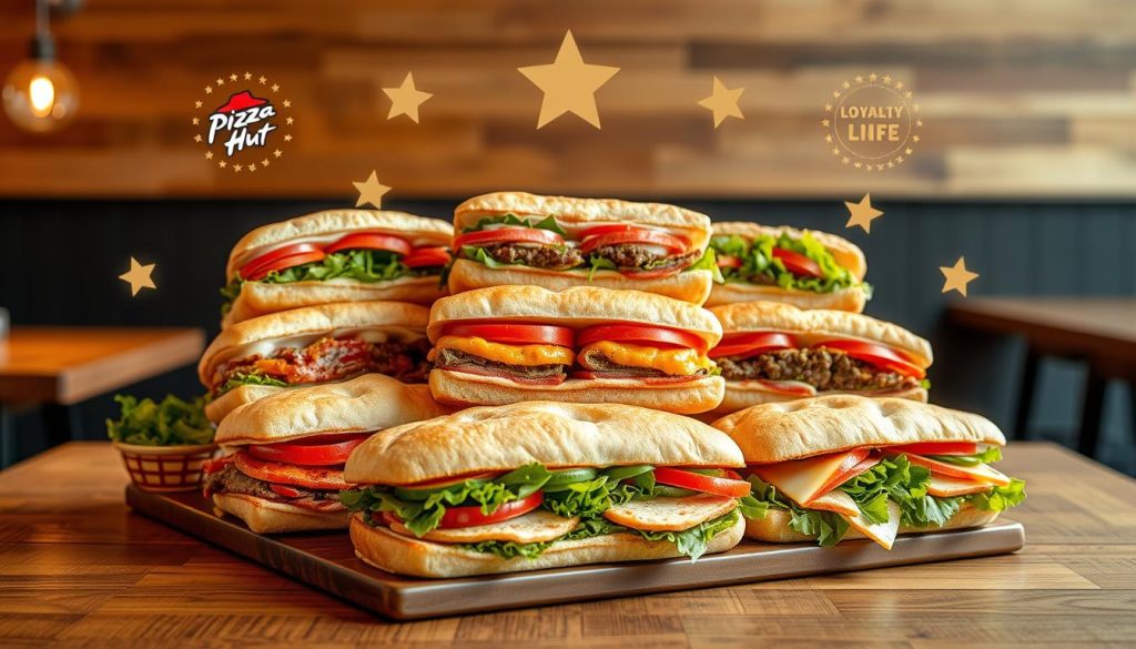 Pizza Hut Sandwich Loyalty Rewards