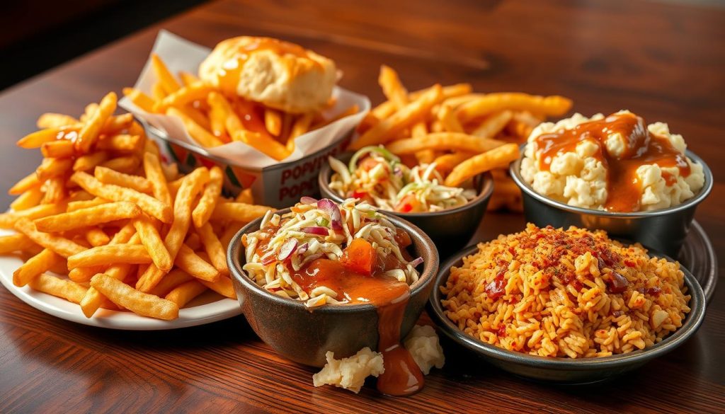 Popeyes signature sides selection