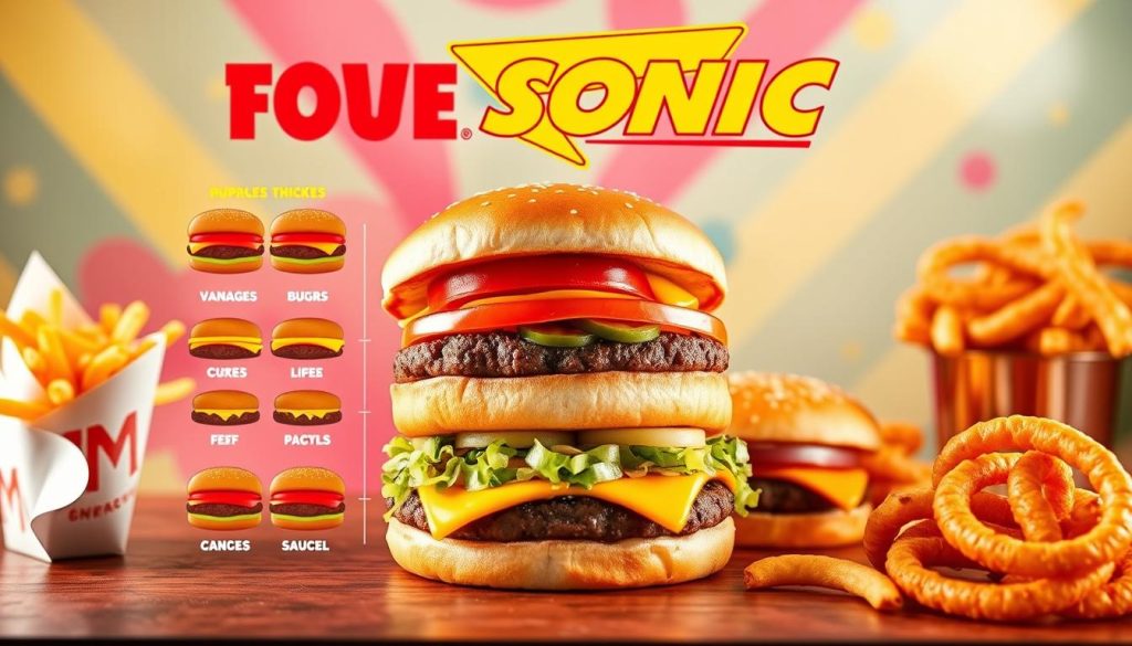 Sonic Burger Customization Options