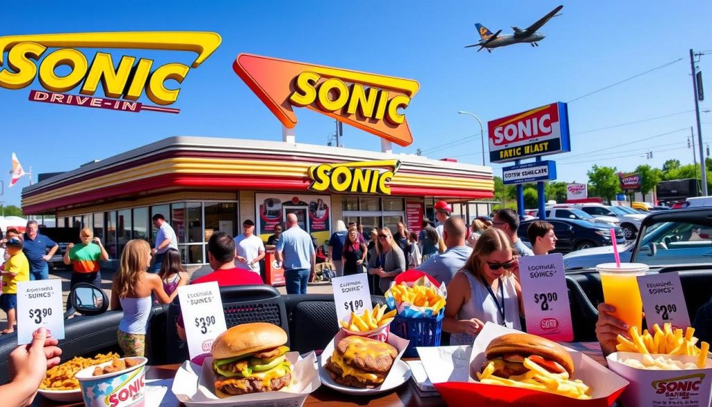 Sonic Drive-In Regional Menu Pricing