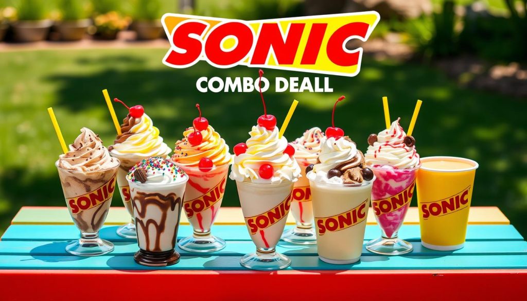 Sonic Ice Cream Combo Deals