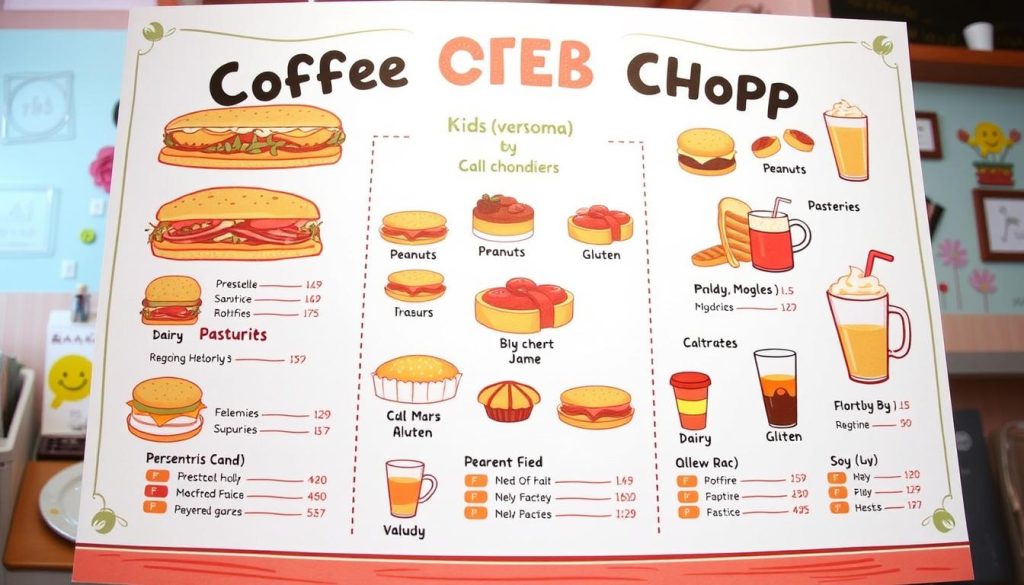 Starbucks Kids Menu Allergen Guide