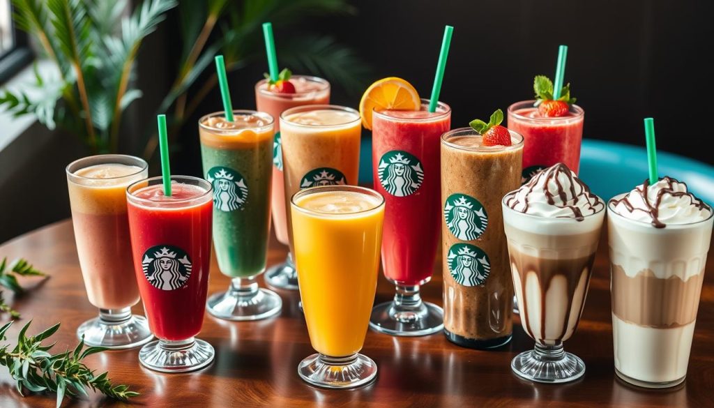 Starbucks Smoothies vs Frappuccinos Comparison