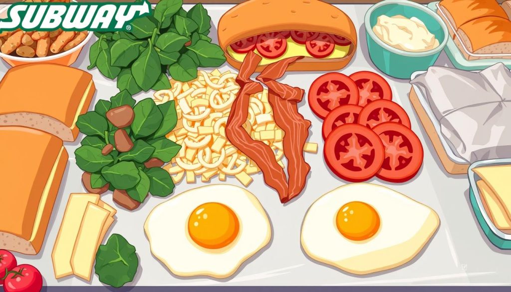 Subway Breakfast Sandwich Customization