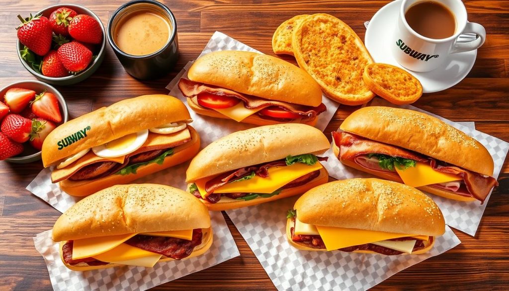 Subway Breakfast Sandwiches and Morning Specials