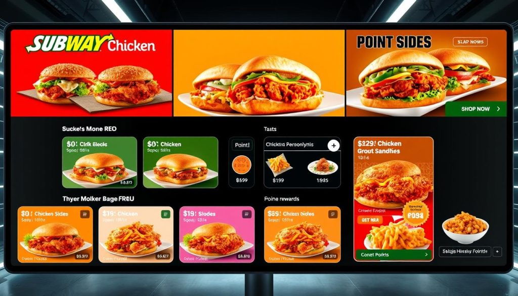 Subway Chicken Digital Ordering Rewards