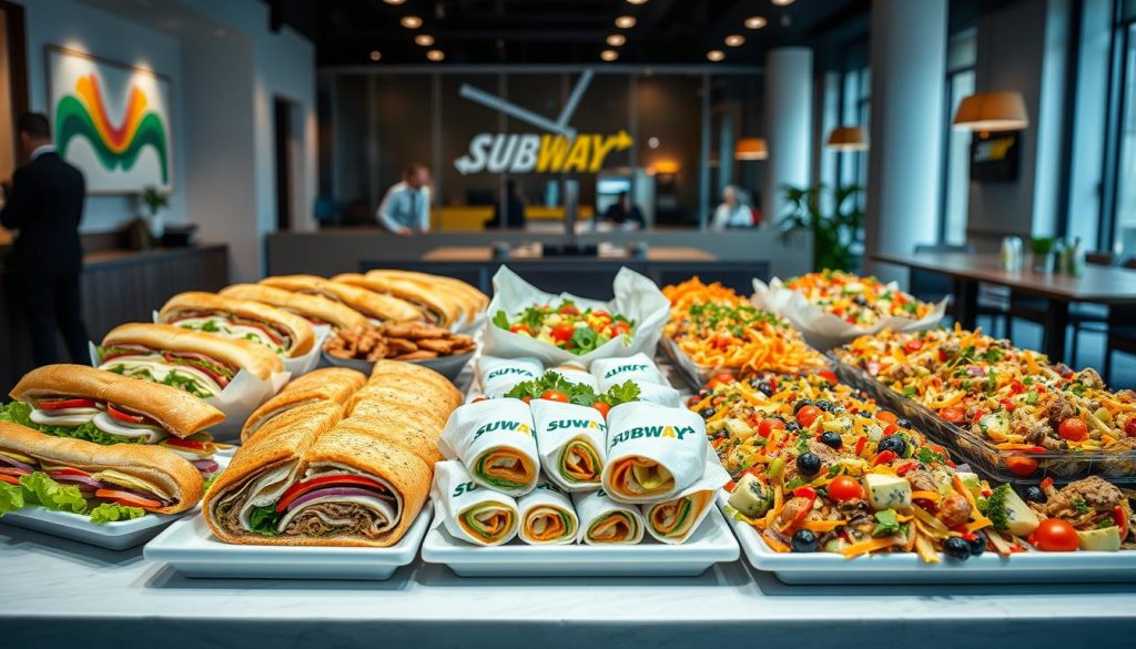 Subway Corporate Catering Platters