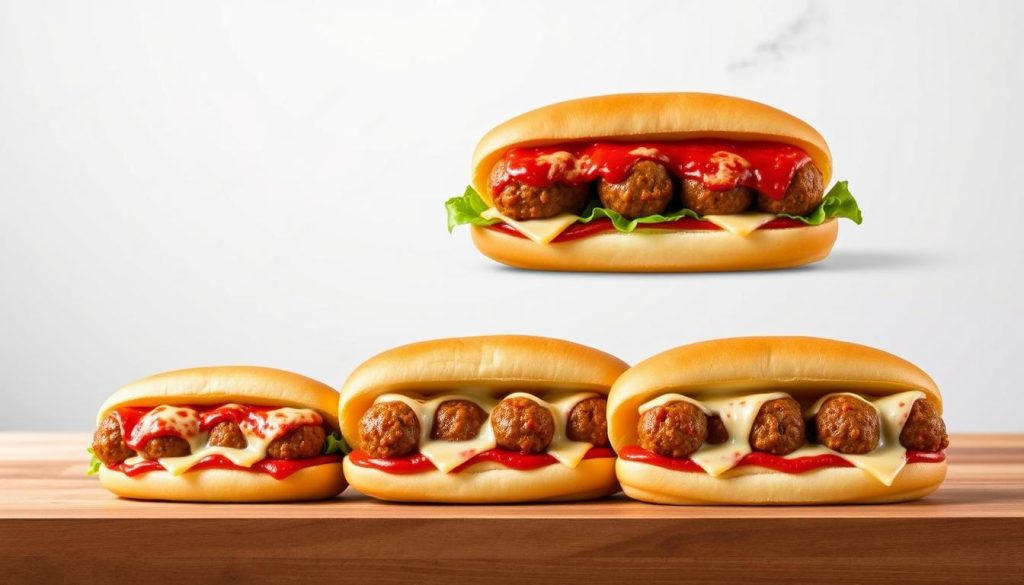 Subway Meatball Sub Size Comparison