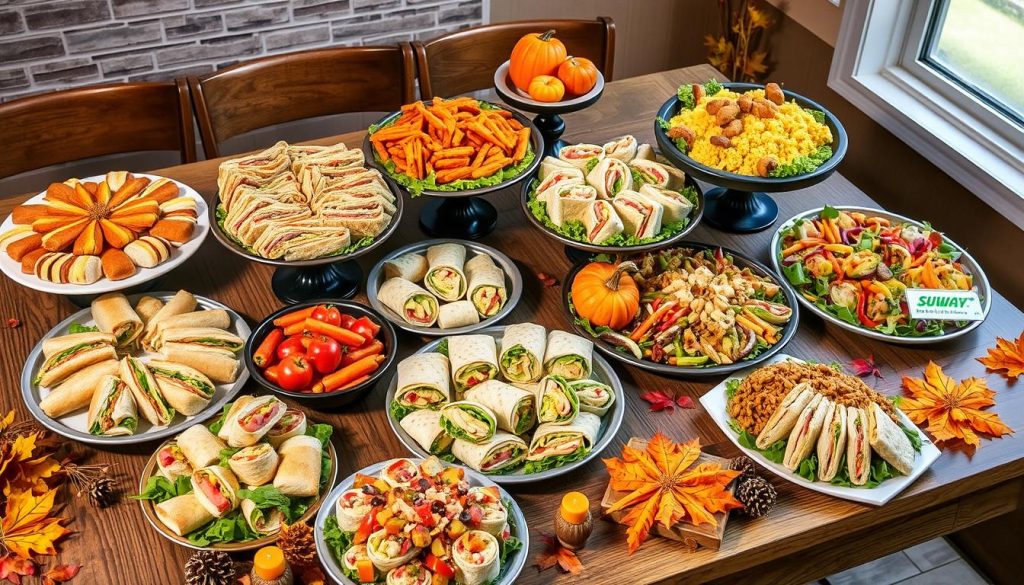 Subway Party Platters Seasonal Specials