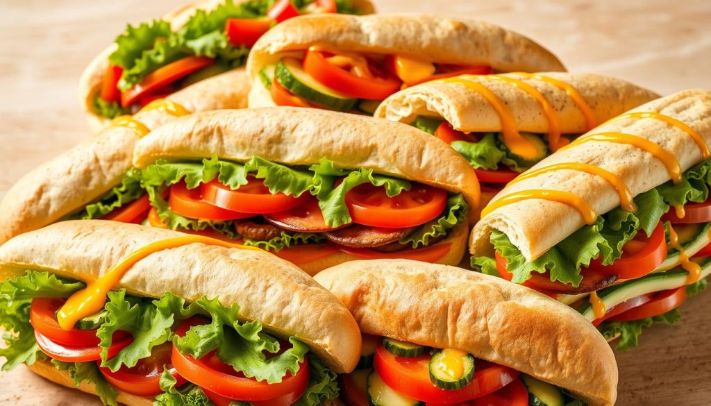 Vegetarian Subway Sandwiches