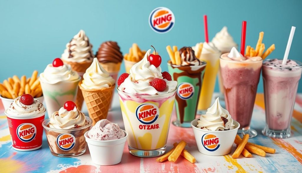 burger king ice cream menu