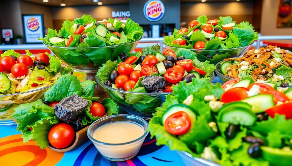 burger king salad calories