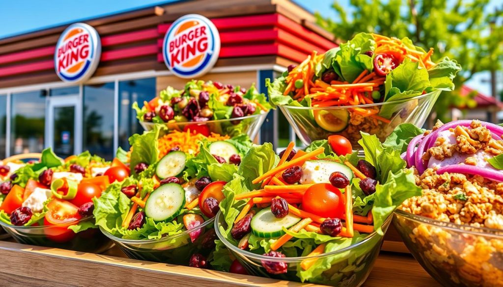 burger king salad menu