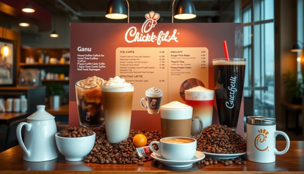 chick fil a coffee menu