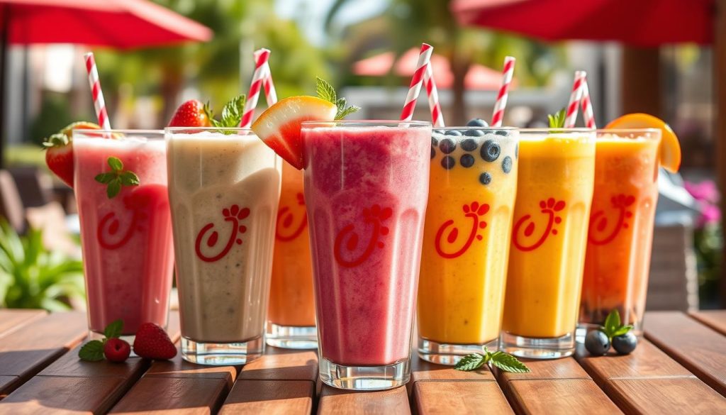 chick fil a smoothie menu