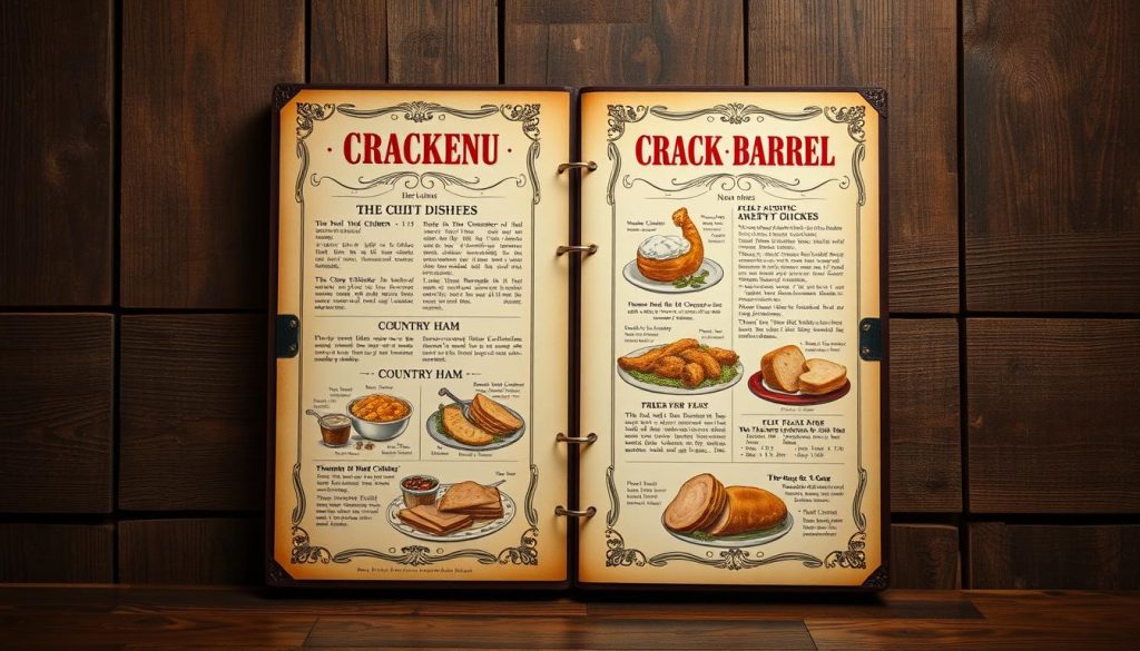 cracker barrel vintage menu