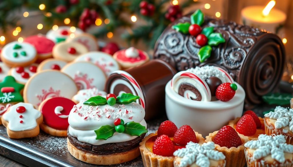 festive desserts