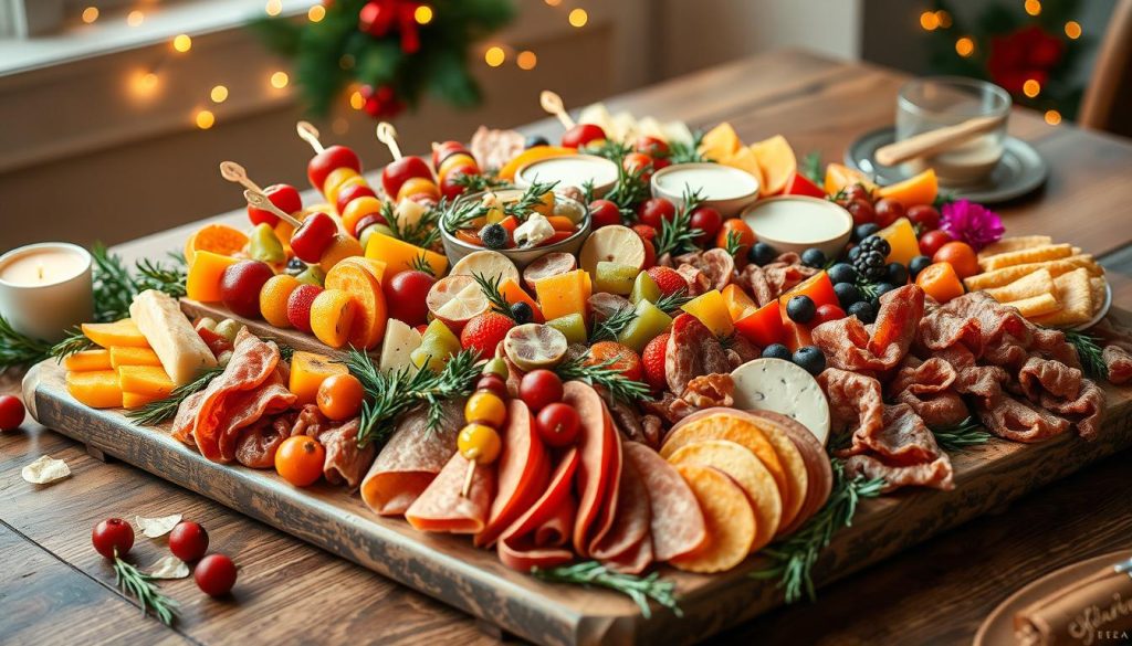 festive party platters