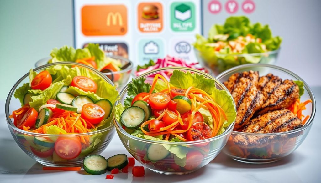 mcdonald's salad menu