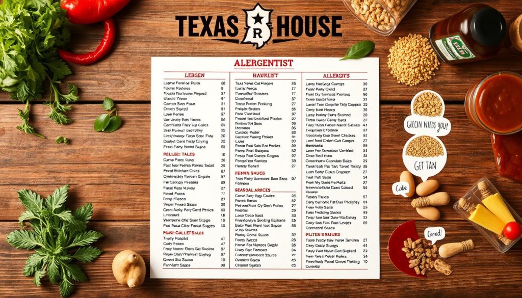 texas roadhouse allergen list