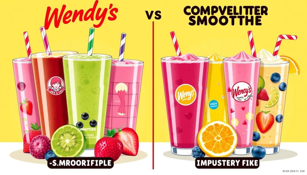 wendy's vs competitors