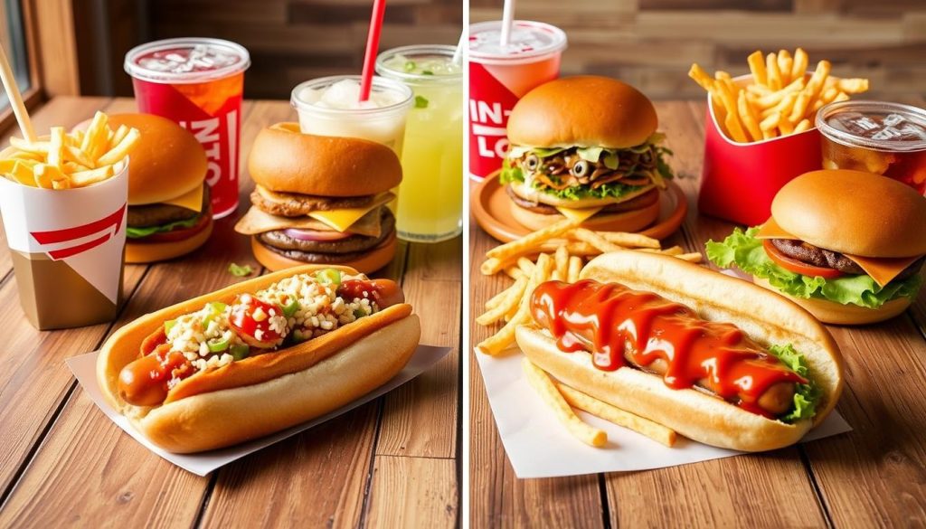 In-N-Out Secret Menu Hot Dog Comparison