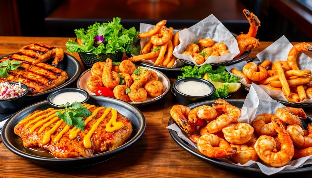 Applebee's chicken and seafood menu items