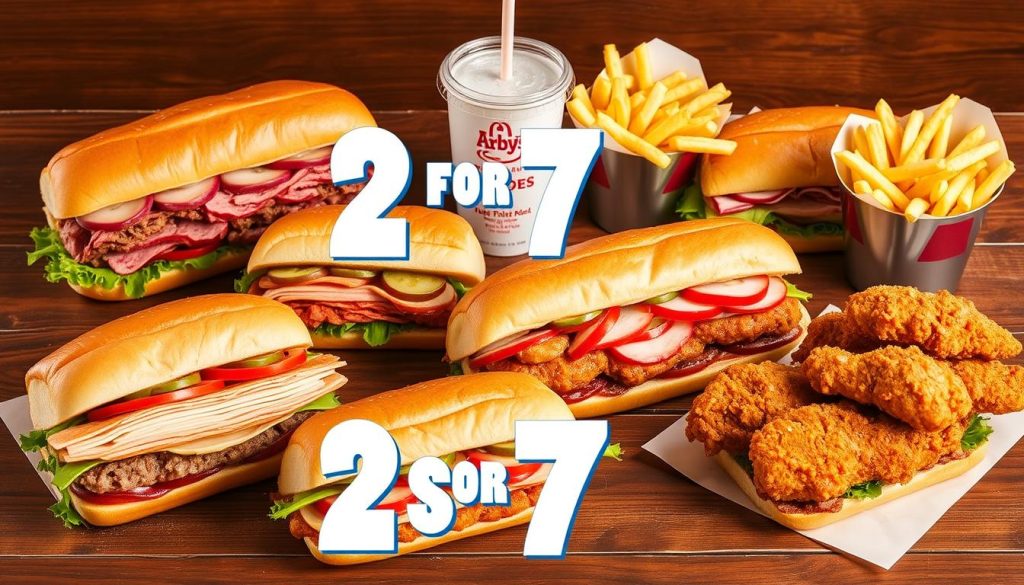 Arby's 2 for $7 Menu Customer Favorites