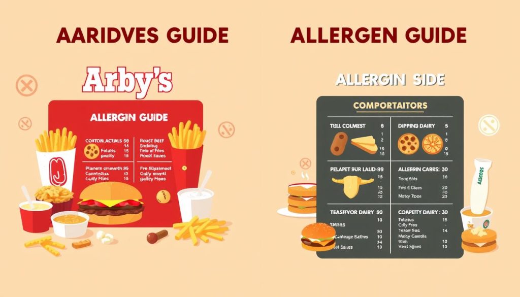 Arby's Allergen Guide Comparison