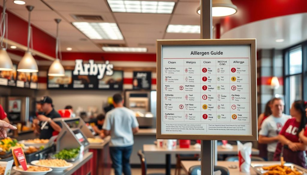 Arby's Allergen Guide Safety Tips