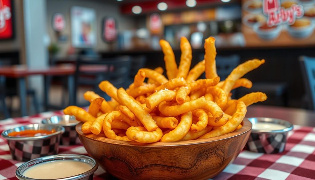 Arby's Curly Fries Presentation