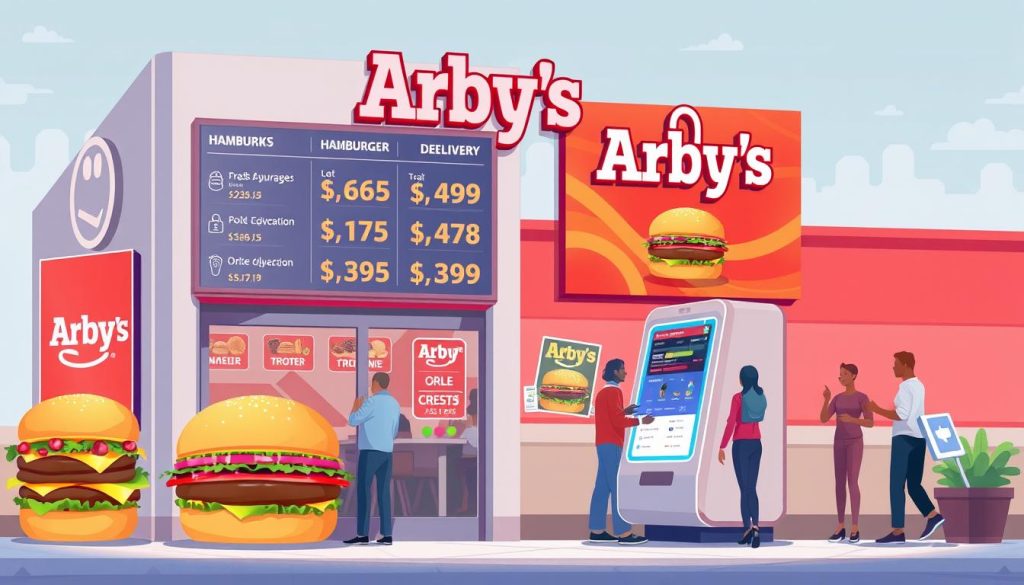 Arby's Digital Ordering Burger Prices