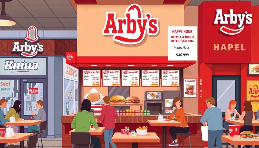 Arby's Happy Hour Competitive Comparison