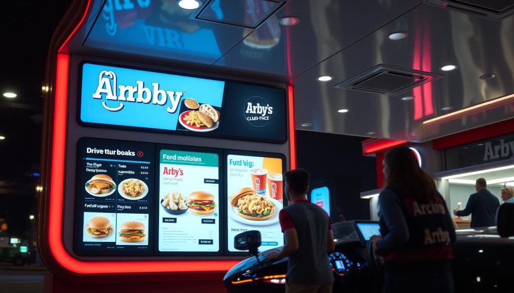 Arby's Interactive Menuboard Technology